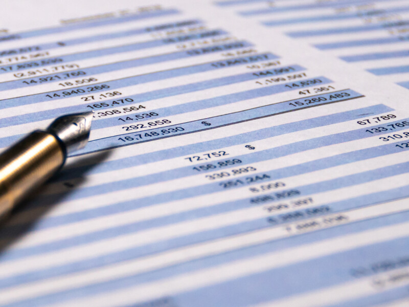 upclose of balance sheet for taxes