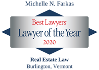 Award for Lawyer of the Year 2020 for Real Estate Law for Michelle N. Farkas by Best Lawyers