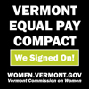 Logo for Vermont Equal Pay Compact - We Signed On