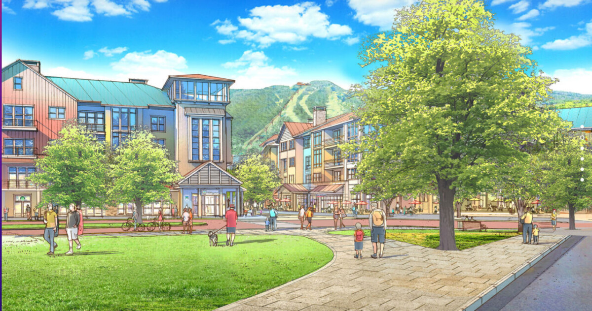 Artist Rendering of Six Peaks Village, Killington, Vermont