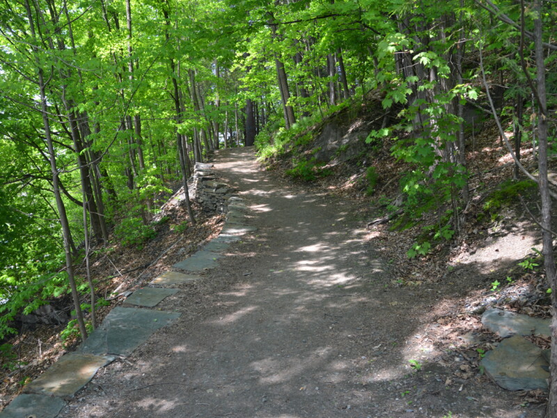 Woody Trail in Hubbard Park