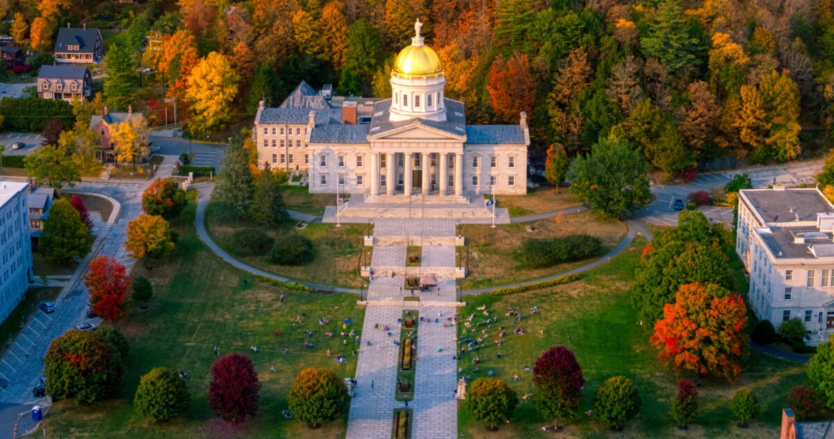Vermont State Capital building in Montpelier
